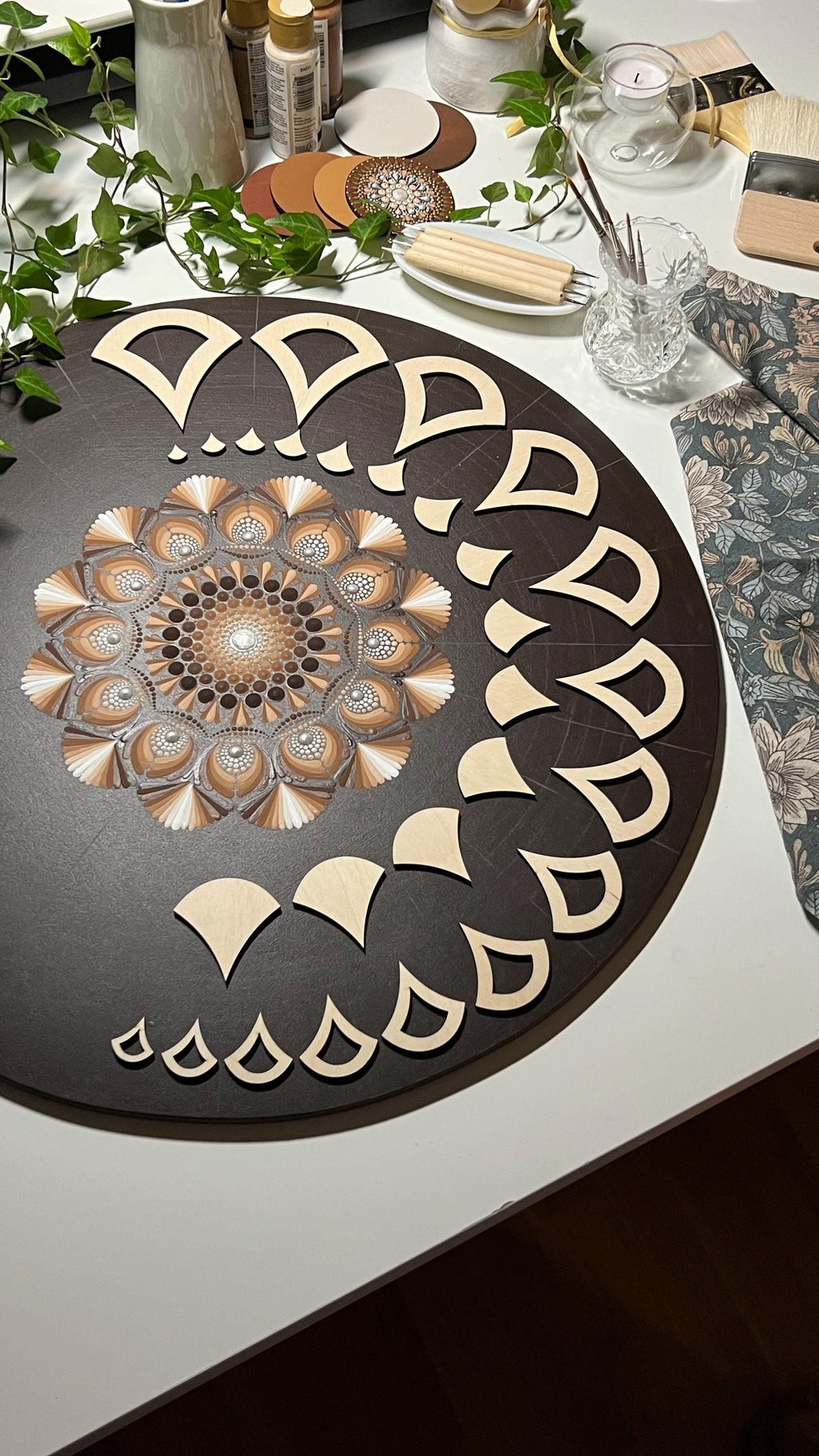 Zeichenschablonen, Dot-Art-Werkzeuge, Holzformen, Mandala-Zubehör, Pausschablonen, Musterbau, geometrische Figuren, Zeichenset