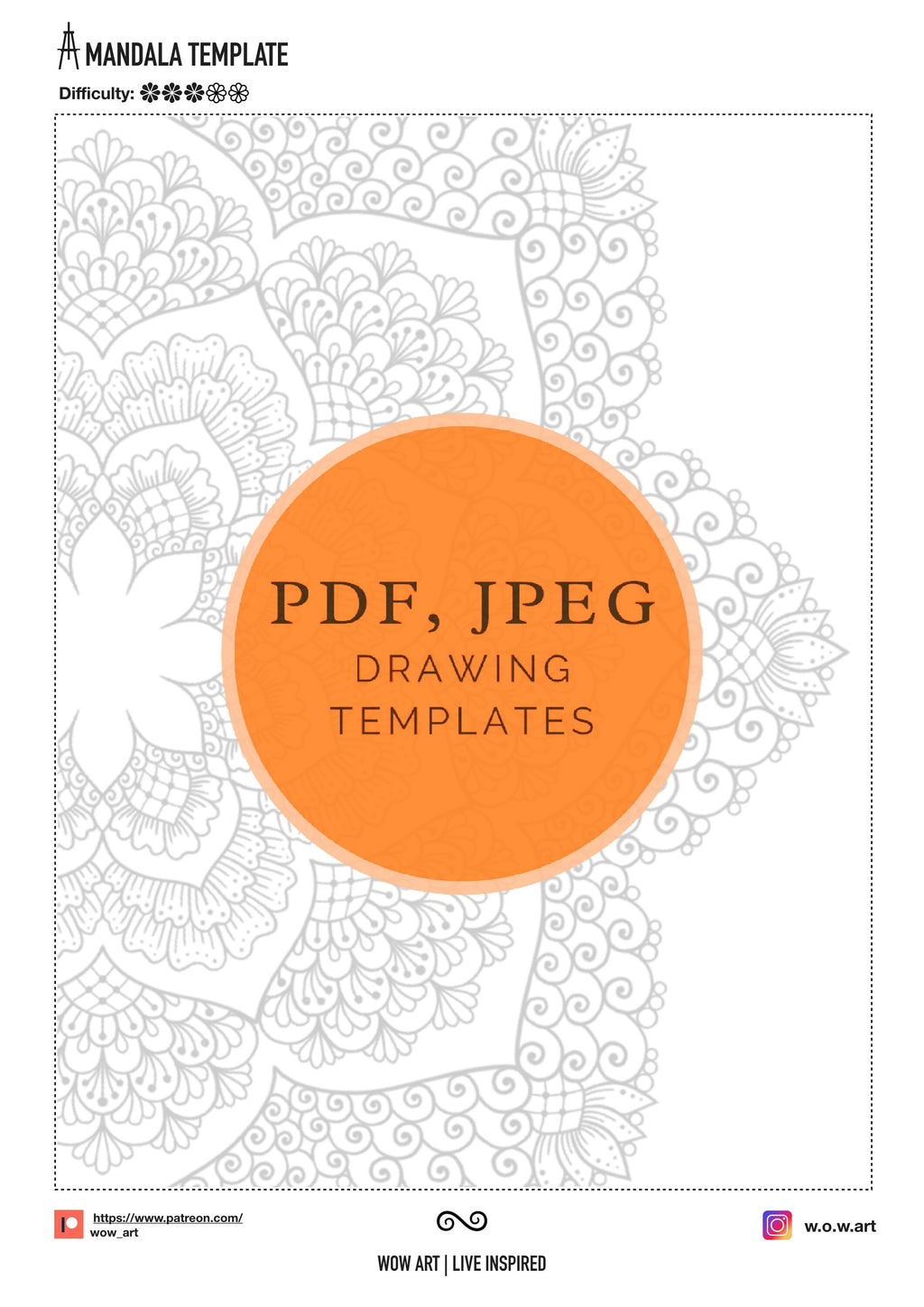 15 Mandalas zum Umreißen und Ausmalen, jpeg, pdf. Mandala-Kunst, digitales Papier, Sofort-Downloads, Malvorlage, Kunsttherapie, Kalligrafie, Nachzeichenblätter