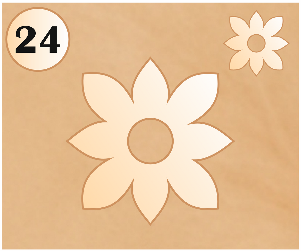 Flexibles Schablonen-Set #3: 30 Boho- & Blumen-Designs, 220 Formen | Wiederverwendbare Schablonen für Mandala, Dot Painting, DIY, Basteln, Zeichnen, Dekor