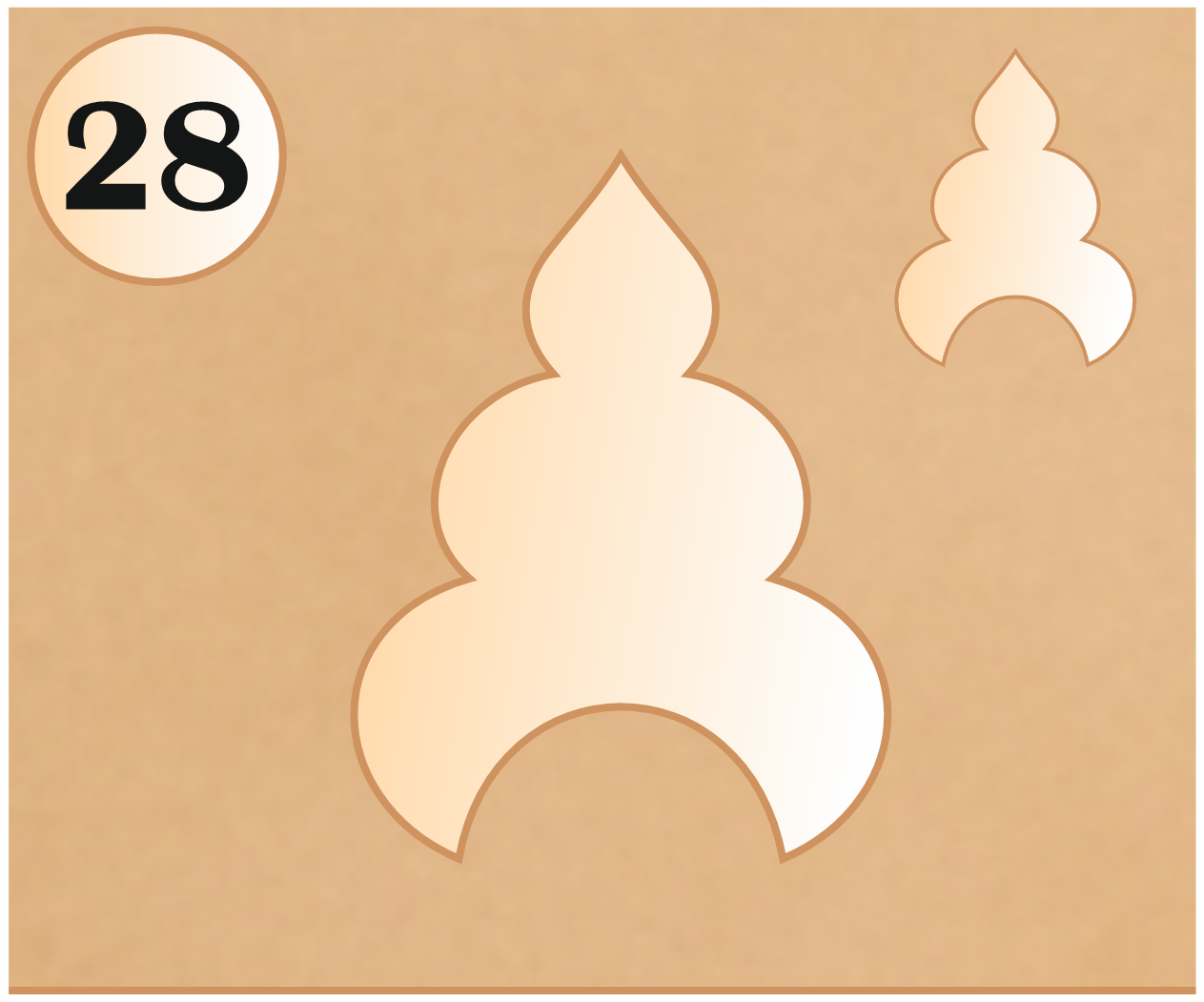 Flexibles Schablonen-Set #3: 30 Boho- & Blumen-Designs, 220 Formen | Wiederverwendbare Schablonen für Mandala, Dot Painting, DIY, Basteln, Zeichnen, Dekor
