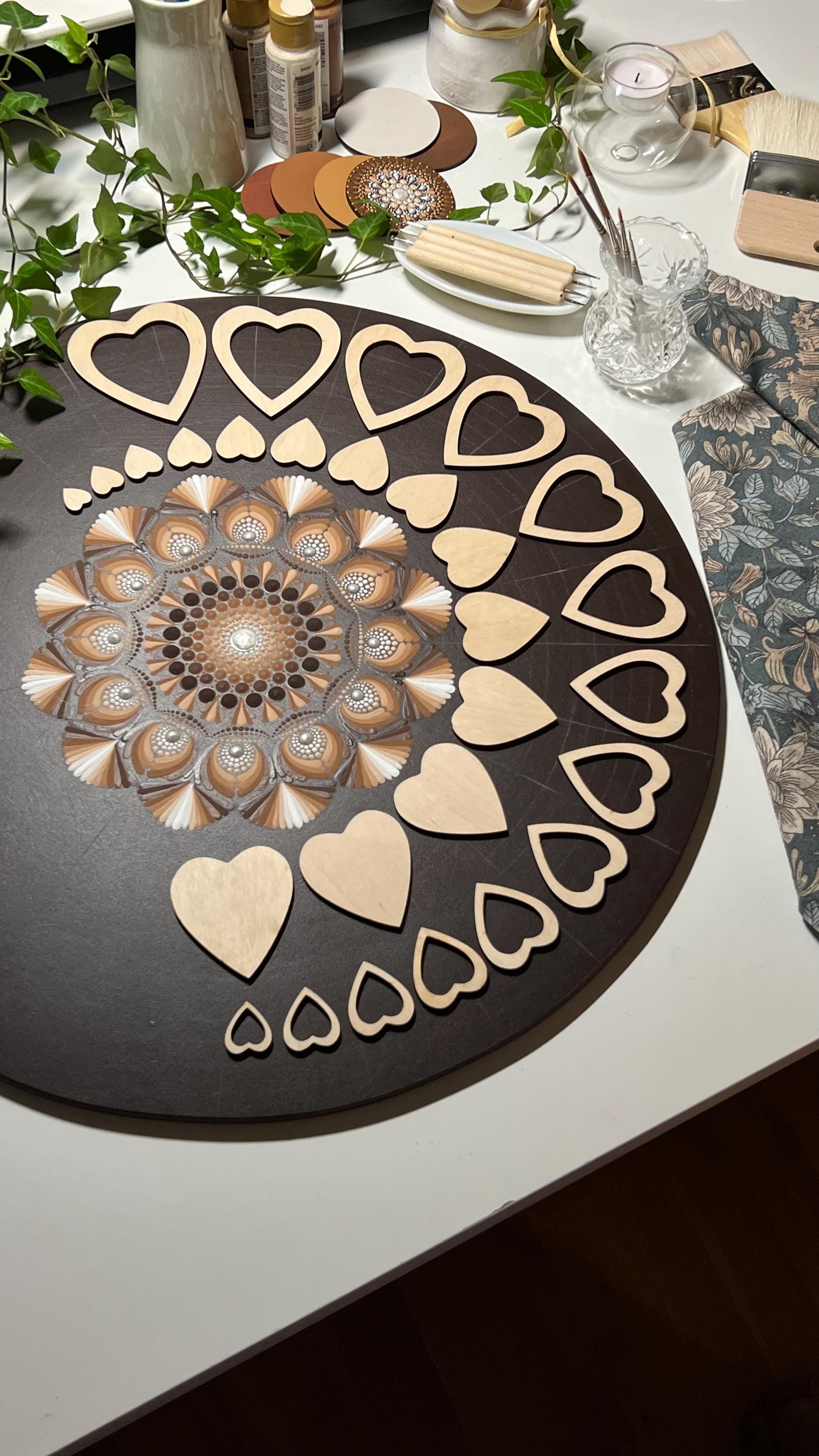 Schablonen zum Zeichnen, Dot-Art-Werkzeuge, Holzformen, Mandala-Kunstzubehör, Malschablonen, Musterbildung, geometrische Figuren, Zeichenset