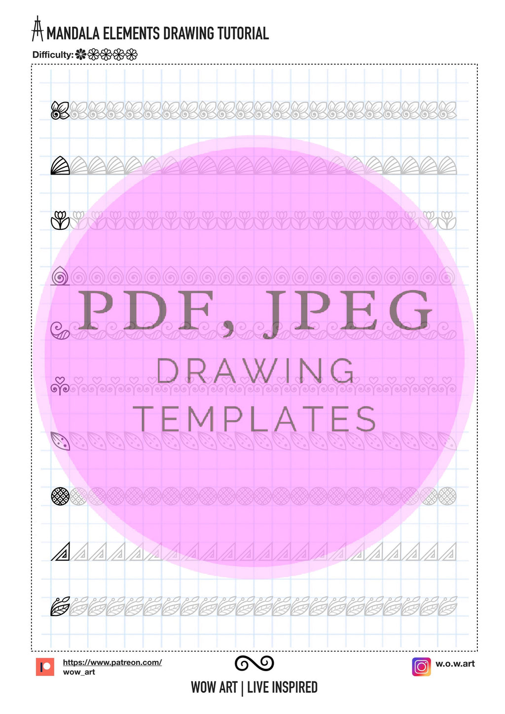 22.NEU!! 1x1 Zellenmuster-Trainingsblätter für Anfänger Teil 2! Pdf, jpeg. Mandala Kunst, Sofort-Downloads, Lettering, Kunsttherapie, Kalligrafie