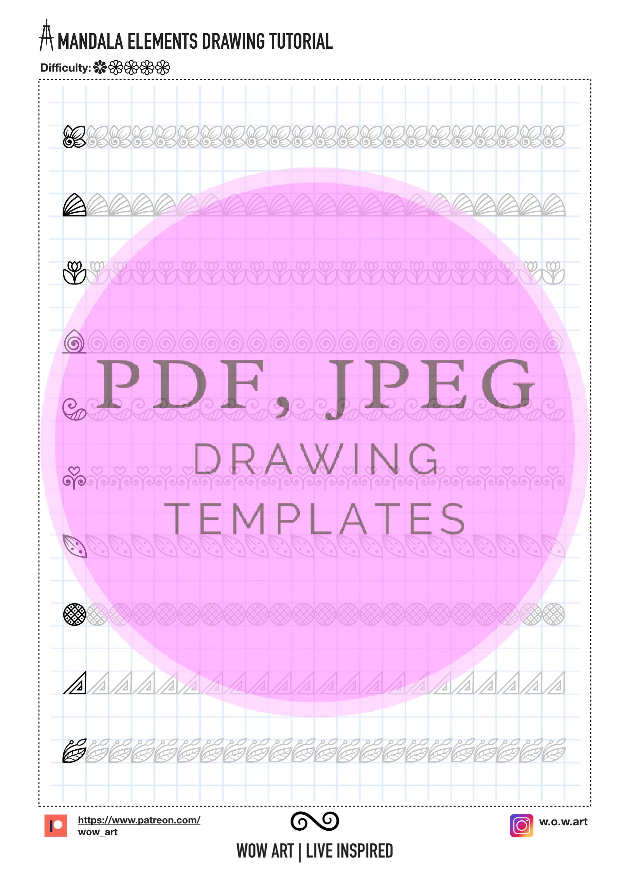 22.NEU!! 1x1 Zellenmuster-Trainingsblätter für Anfänger Teil 2! Pdf, jpeg. Mandala Kunst, Sofort-Downloads, Lettering, Kunsttherapie, Kalligrafie