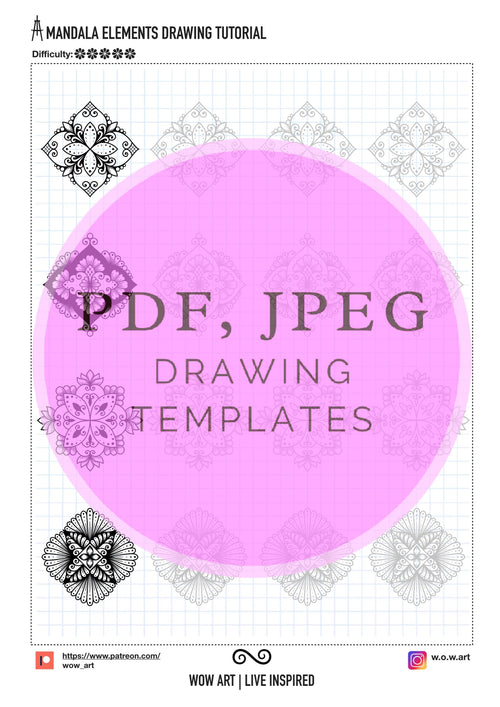 11.Advanced Square Patterns training sheets! Pdf,jpeg. Mandala art, digital paper, instant downloads, handmade, art therapy, calligraphy
