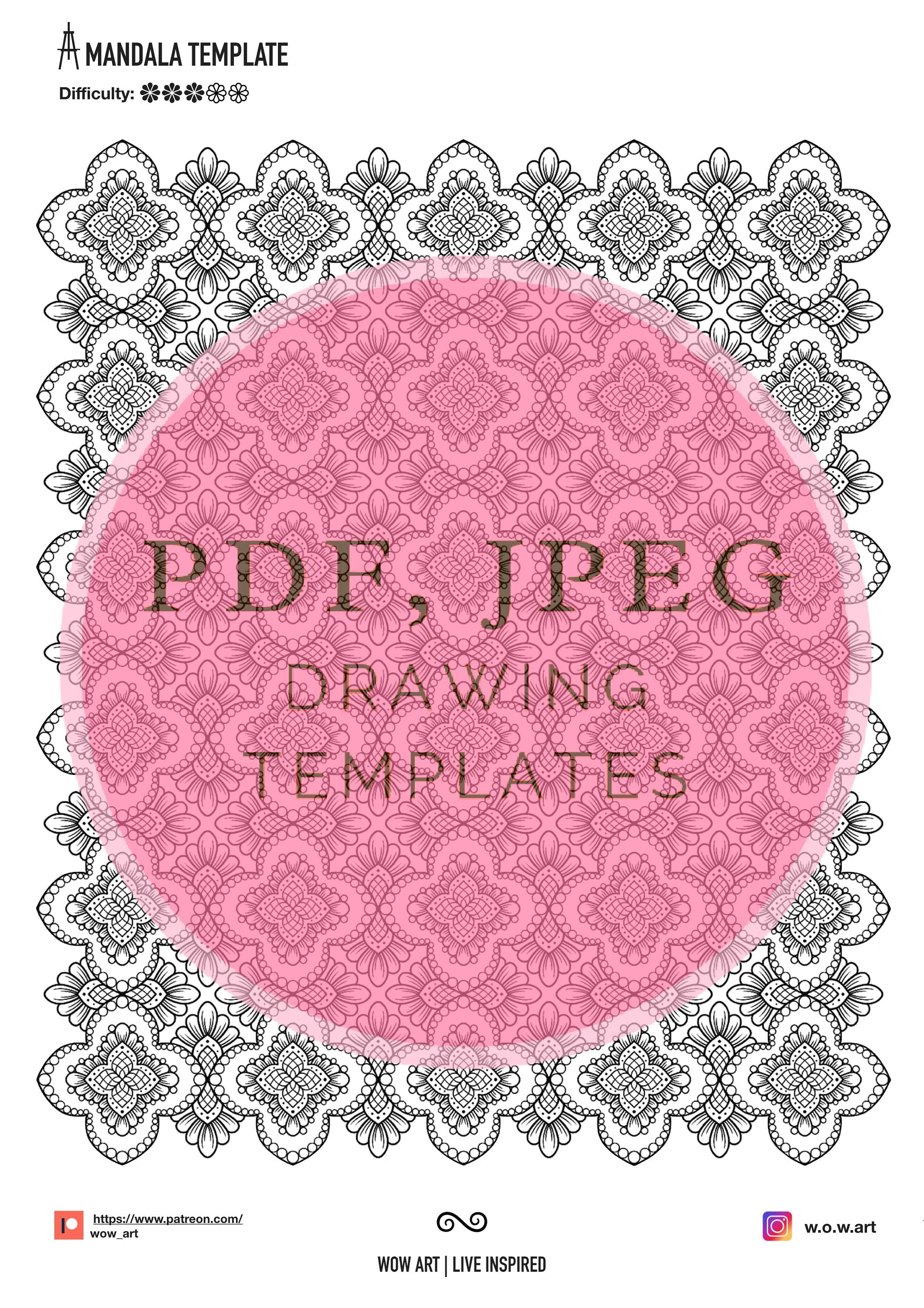 14. Mosaikmuster-Trainingsblätter! Pdf, Jpeg. Mandala-Kunst, Ornamente, digitales Papier, Sofort-Downloads, handgemacht, Kunsttherapie, Kalligrafie