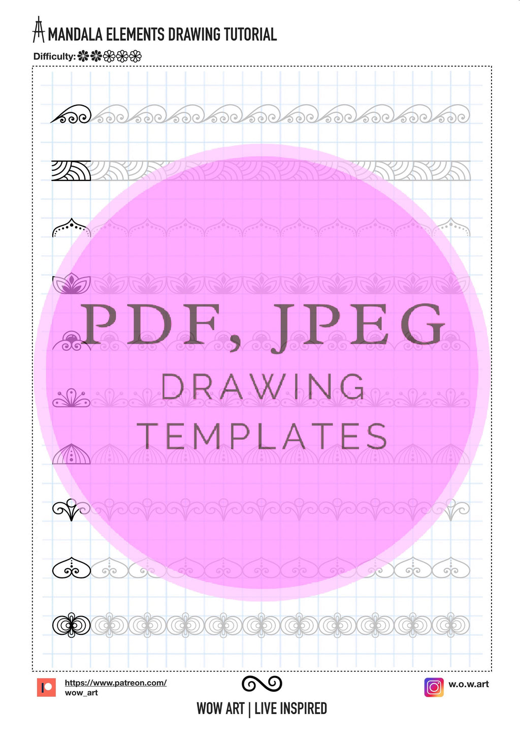 21. 1x2 Zellen Muster-Übungsblätter für Anfänger! Pdf, Jpeg. Mandala Kunst, DIY, Sofort-Downloads, Lettering, Kunsttherapie, Kalligraphie