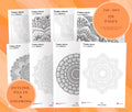 15 Mandalas zum Umreißen und Ausmalen, jpeg, pdf. Mandala-Kunst, digitales Papier, Sofort-Downloads, Malvorlage, Kunsttherapie, Kalligrafie, Nachzeichenblätter