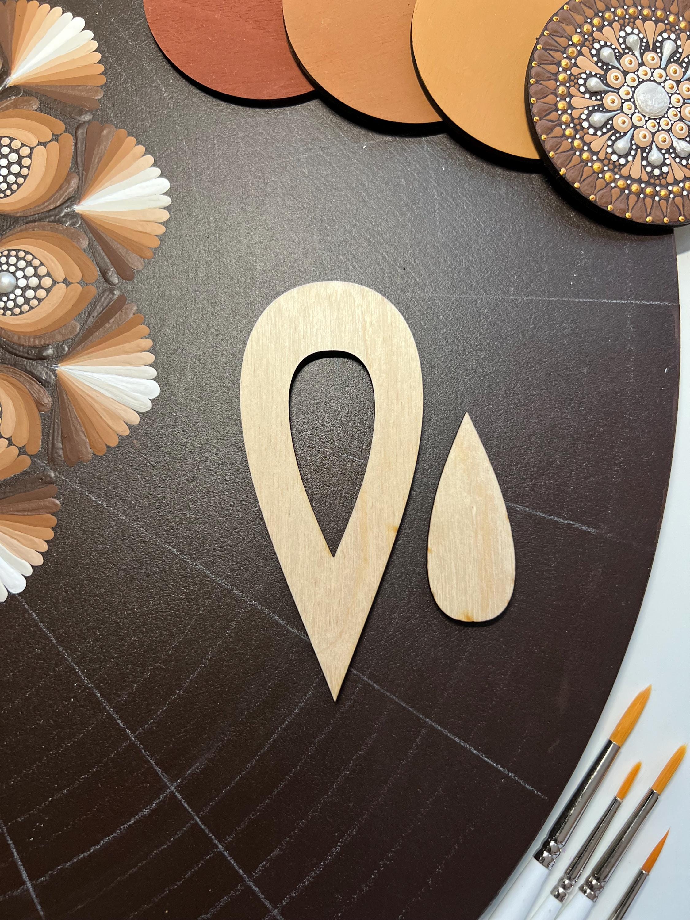 Zeichnungsschablonen, Dot-Art-Werkzeuge, Holzformen, Mandala-Kunstzubehör, Nachziehschablonen, Mustergestaltung, geometrische Figuren, Nachziehset