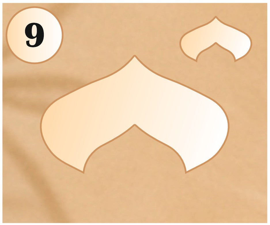 Flexibles Schablonen-Set #1: 30 Designs, 254 Formen. Wiederverwendbare Schablonen für Malerei, Mandalas & DIY, Geometrische Muster, Dot Painting Werkzeuge, Zubehör