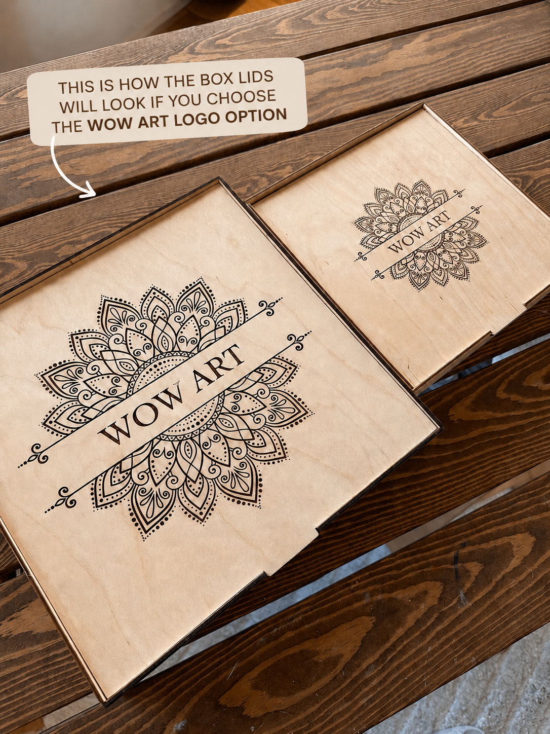 DIY Wooden Box Kit, Birch Plywood Box, Unfinished Wood Box, Craft Storage Box, Jewelry Box Blank, DIY Gift Box, Tile Stencil Box, Art