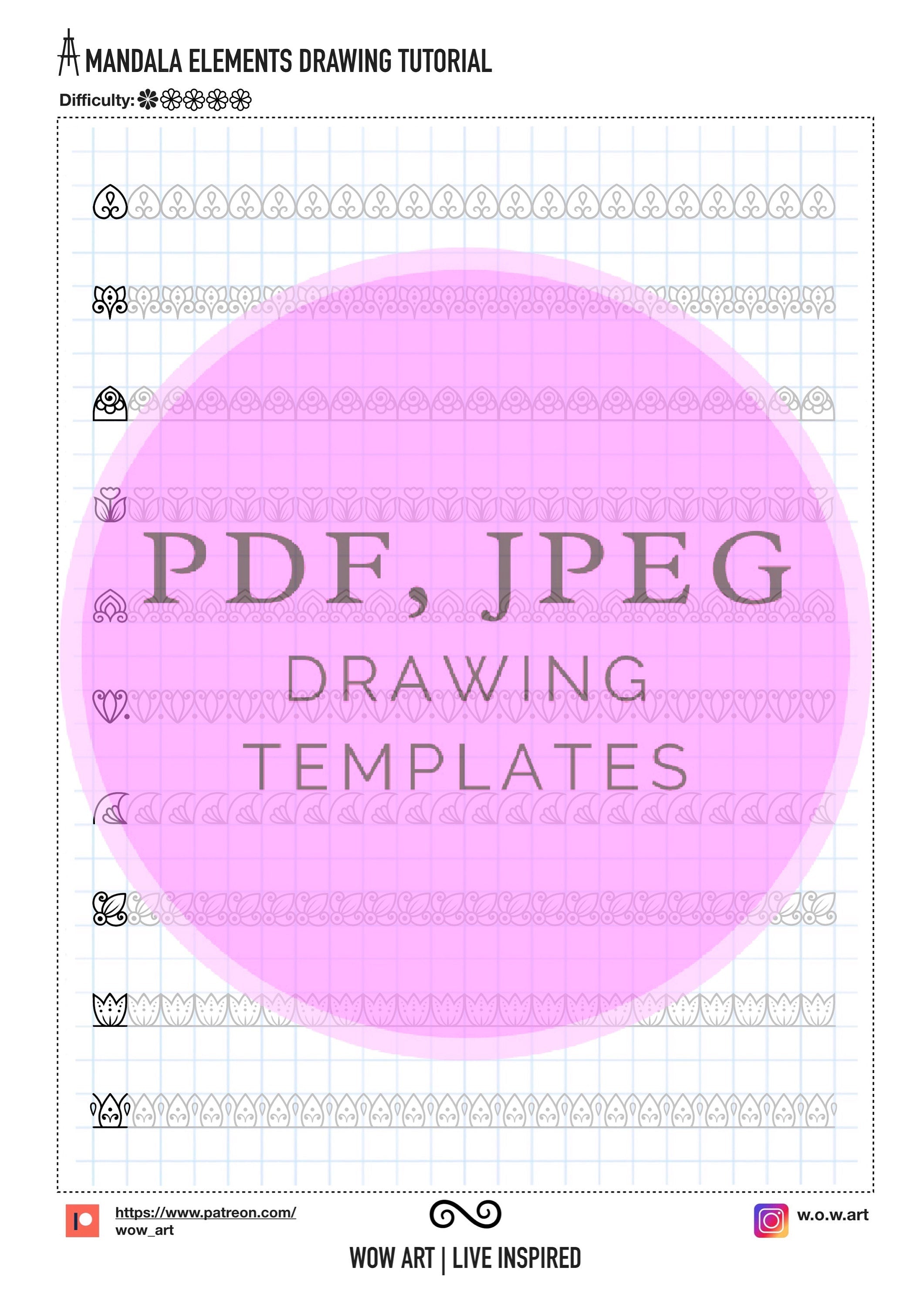 22.NEU!! 1x1 Zellenmuster-Trainingsblätter für Anfänger Teil 2! Pdf, jpeg. Mandala Kunst, Sofort-Downloads, Lettering, Kunsttherapie, Kalligrafie