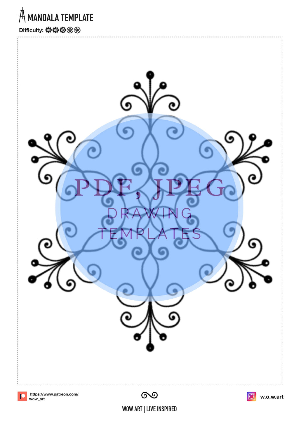 18 Schneeflocken-Mandalas zum Nachzeichnen und Ausmalen, jpeg, pdf. Digitalpapier, sofortiger Download, Malvorlage, Kunsttherapie, Kalligrafie, Scrapbooking