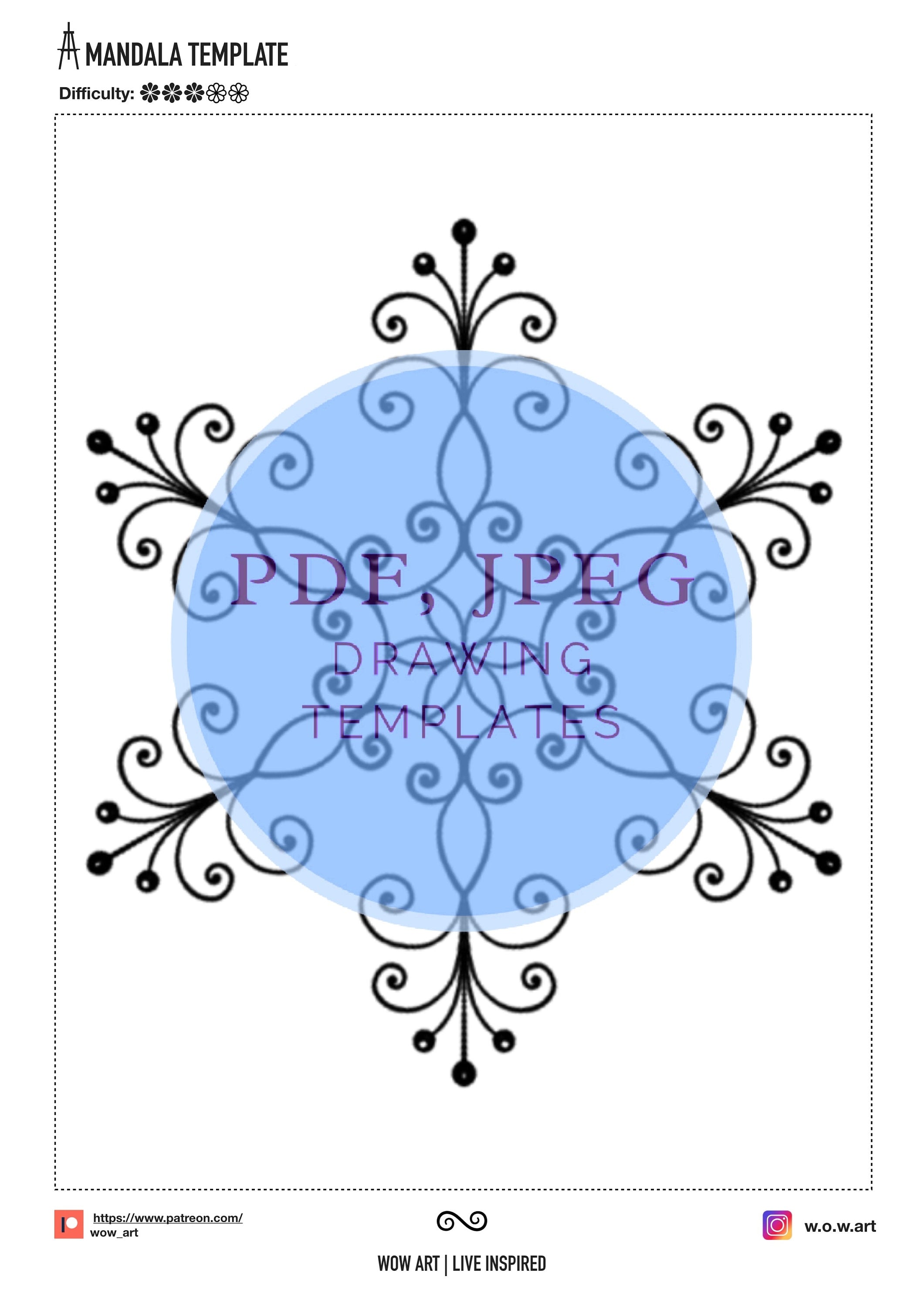 18 Schneeflocken-Mandalas zum Nachzeichnen und Ausmalen, jpeg, pdf. Digitalpapier, sofortiger Download, Malvorlage, Kunsttherapie, Kalligrafie, Scrapbooking