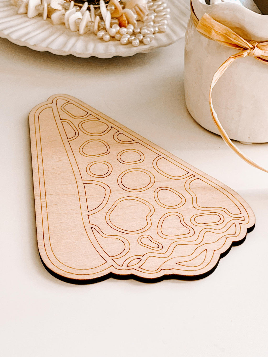 Malset Holzschale, DIY-Malset, Holzrohlinge, Holzspielzeug, Meerestiere, Zeichnen, Wandkunst, Ausmalen für Erwachsene, Kunsttherapie, Boho