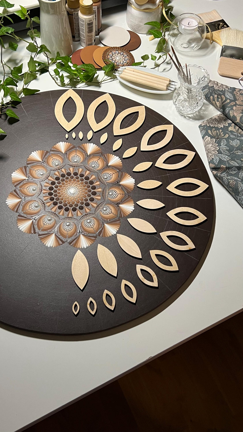 Zeichenschablonen, Dot-Art-Werkzeuge, Holzformen, Mandala-Kunstzubehör, Durchpauschablonen, Musterbildung, geometrische Figuren, Zeichenset