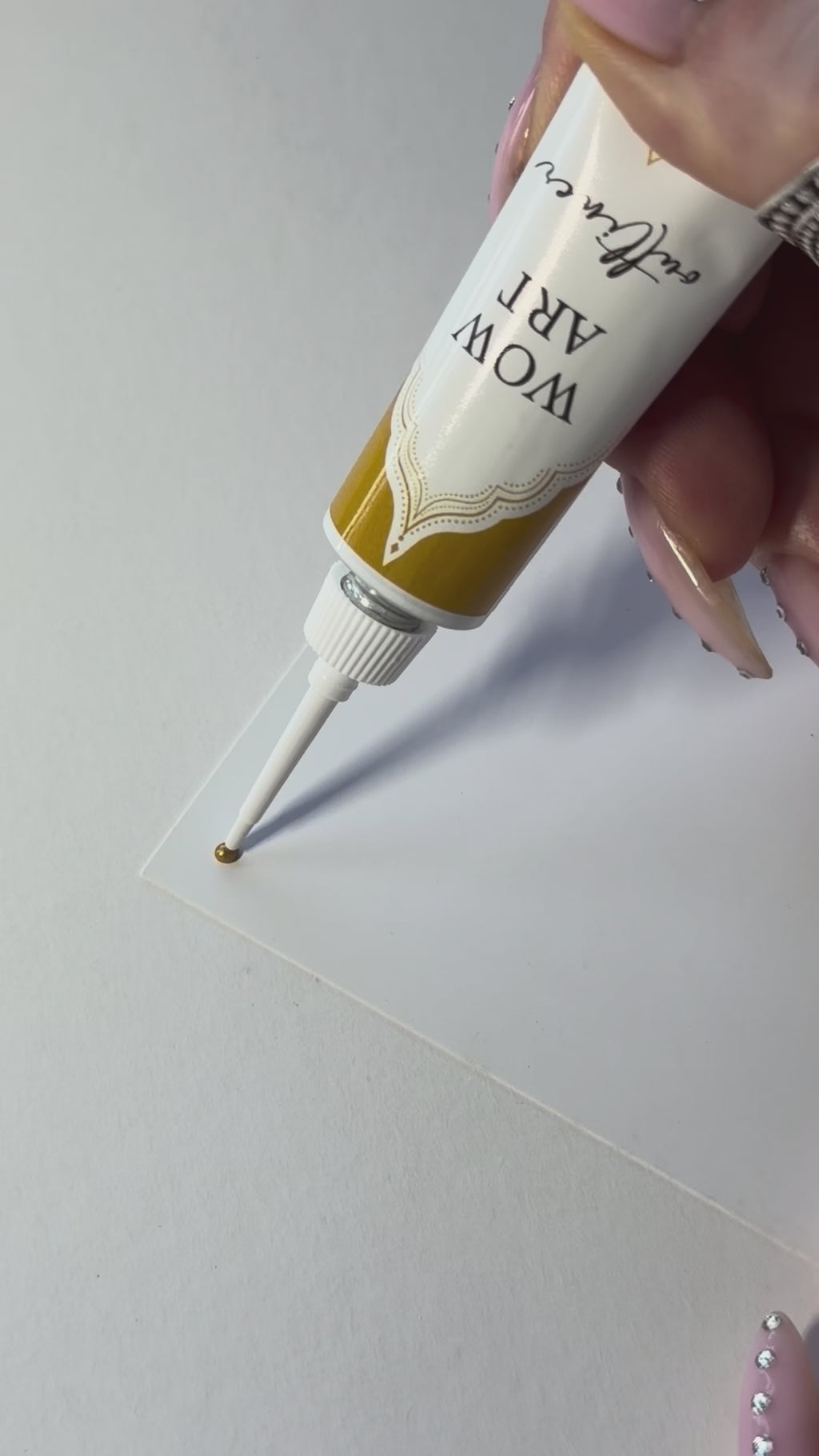 Outliner Paint for 3D Details, Fine Lines and Decorative Painting, contour glass and ceramic paint, dot art, mandala art, Wow Art
